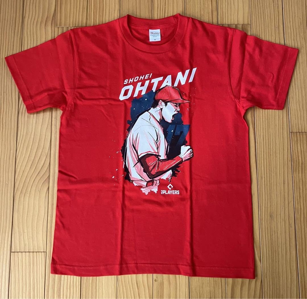 大谷翔平 Tシャツ Lサイズ 赤　黒　紺　岩手県盛岡市限定　盛岡限定　エンゼルス 大谷翔平 Tシャツ Lサイズ 赤黒紺岩手県盛岡市限定盛岡限定